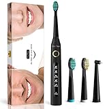 【Temporizador de 2 minutos con intervalos de 30 segundos】 Temporizador inteligente de 2 minutos y temporizador de 30 segundos para el cepillo de dientes. Este viaje con cepillo eléctrico te ayuda todos los días a lavarte los dientes de manera adecuada y saludable. / Garantía: devolución del dinero en 180 días, 12 meses de garantía. 24 horas de soporte profesional y responsable.