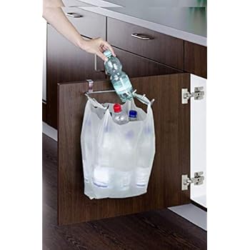 Wenko Tür Müllbeutelhalter zum Aufstecken, Halter für Müllbeutel