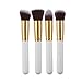 Tonsee 8 Pcs Black Synthetic Kabuki Flat Foundation Brush Single Makeup Cosmetic Brush