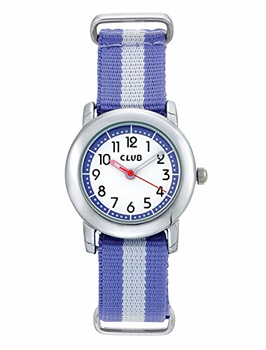 Preisvergleich Produktbild Club Mädchen- Armbanduhr Analog Quarz Nylon Lila A56528-3S0A
