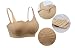 iLoveSIA 3Pack Women's Maternity Nursing Bra Beige+Black+Pink L Fit 34CD 36BC 38AB