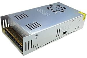A-DIGISHUO DC 5V 60A 300W Power Adapter Transformer Regulated Switch Power Supply AC 230V to DC 5 Volt 60amp Converter LED Driver for LED Light Strip 3D Printer CCTV Camera Security System (5V 60A 300W)
