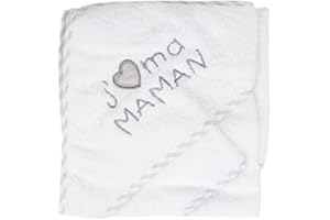 Sortie de bain, ensemble bebe Cape avec gant, idee cadeau naissance - BcGr-JM bébé NISSANOU