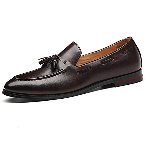 Preisvergleich Produktbild Qianliuk Müßiggänger für Männer Business Mode Quaste Fahrschuhe