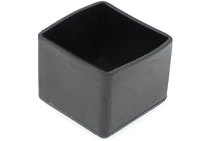 Lifeswonderful® - Piedini Puntali Quadrati In Gomma - 50mm Per Gambe Di Sedie Tavolo Mobili