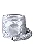 Portable Soft Hairdressing Bonnet Hood Hat Hair Drying Cap Blow Dryer Attachment for Salon Barber Home Travel Silver