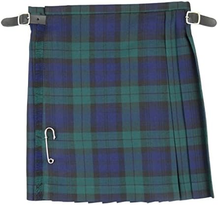 Glen Appin of Scotland Boys Scottish Black Watch Tartan Kilt Made in Scotland New (10 Years)