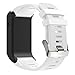 Produktbild Armband für Garmin vivoactive HR, FNKDOR Garmin vivoactive HR GPS-Smartwatch Silikon Band Wechselarmband Ersatzarmband Uhrenarmband (Weiß)