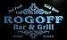 Produktbild u38039-b ROGOFF Family Name Bar & Grill Home Brew Beer Neon Sign Barlicht Neonlicht Lichtwerbung