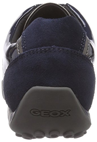 Geox D Snake B, Zapatillas para Mujer, Azul (Navy C4002), 37 EU