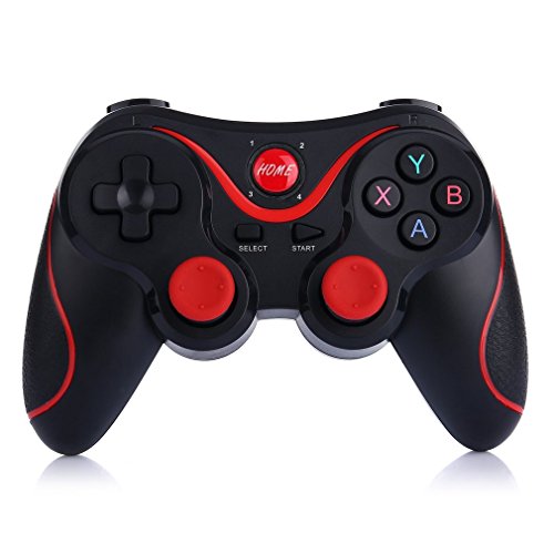 Preisvergleich Produktbild Subtop T3 Bluetooth Wireless Game Controller Gamepad, Android / iOS Game Controller Gaming Controller Joystick with Adjustable Bracket Holder for Smartphone Tablets