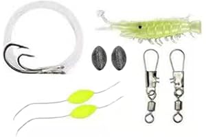 KENANLAN Fishing Survival Set, 5 * 5 * 5 Survival Fishing Set Basic Version Compact Fishing Set for Campers Hikers Hiking Camping Backpacking Outdoor Survival