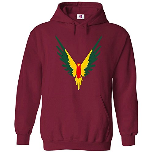 Inspired Logan Paul Maverick Pullover Hoodie Full Colour Maverick Eagle Print Unisex Adults Youtuber Gift Hoody