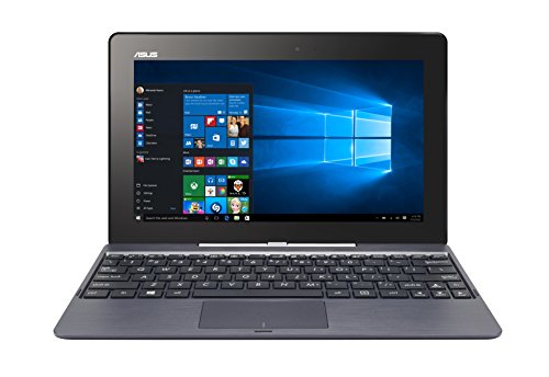ASUS T100TAF 10 1 inch Convertible Notebook  Intel Atom Z3735F 1 33 GHz Processor  2 GB RAM  32 GB SSD  Integrated Graphics  Windows 10  - Black