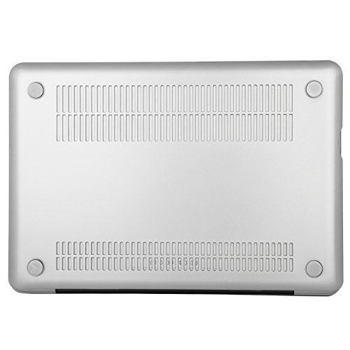 MOSISO Ultra Slim Plastik Hartschale Schutzhülle Hülle Snap Case für MacBook Pro 13 Zoll mit CD-ROM Drive (A1278), Silber - 6