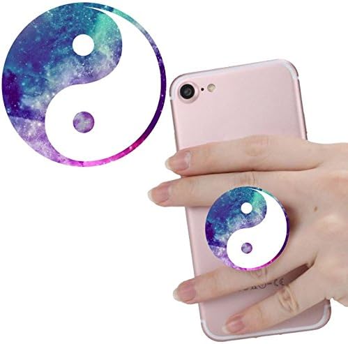 Expanding Stand and Grip for Smart phones and Tablets,pop Multi-function Mounts and Mount cellular phone Holder socket Collapsible White purple blue galaxy yin-g yang