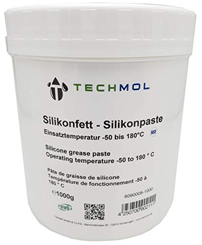 Preisvergleich Produktbild Silikonfett Silikonpaste NSF 1000g Dose 1 Kg