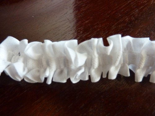 Gardinenband,Universalband 22 mm, weiß,10 m - 2