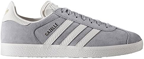 Adidas Gazelle Men's Trainer. Sneaker Low-Top, Multisport Outdoor Shoes (42 EU, Mid Grey/gold Met.)