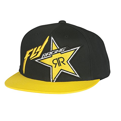 Preisvergleich Produktbild Fly Racing x Rockstar Snapback Cap schwarz-gelb 3D