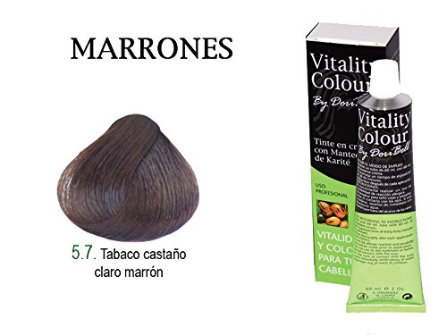 Tinte Vitality Colour Burro di Karitè 60 ml. Tono Tabacco Castano Chiaro Marrone