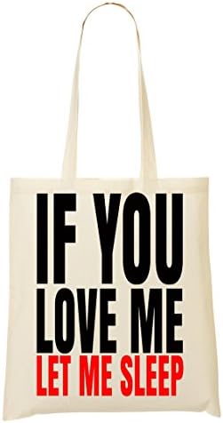 If You Let Sleep Funny Slogan Shopping Tote Bag