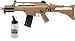 Produktbild SET: Softair Heckler & Koch G36 C IDZ FDE AEG max. 0,5 Joule 6mm + G8DS® Softair Munition BIO BBs Premium Selection 2000 Stück 0,20 g 6mm
