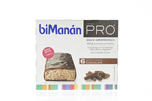 BIMANAN Pro Barritas Chocolate 6 uds