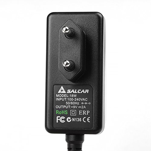 Salcar 18W Netzteil (9V 2A), Ladegerät, Router, Mobile DVD, Wireless-Türklingel, ADSL modem, TP-LINK, WLAN-Router, Set-Top-Boxen usw. - 5