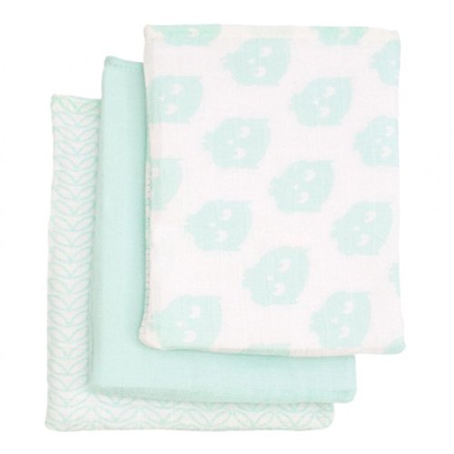 Jollein 536-848-64916 Hydrophilic Wash Cloth (Green)
