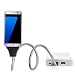 Produktbild Samsung Galaxy A5 2017 USB Typ C Kabel Metall Flexibles Kabel Desktop Schutzhülle Halterung Kabel Ladegerät Samsung A5 Kabel Samsung A5 Galaxy A5 A5 Kabel Cable USB Kabel type-ctm Inox