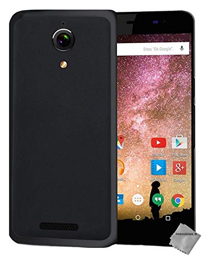 htdmobiles Housse Etui Coque Pochette Silicone Gel Fine pour Archos 50 Power + Film ecran - Noir