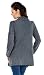 Zeta Ville - Women's Maternity Waterfall Knit Coat Wrap Cardi Lightweight - 335c (Graphite, UK 14/16)