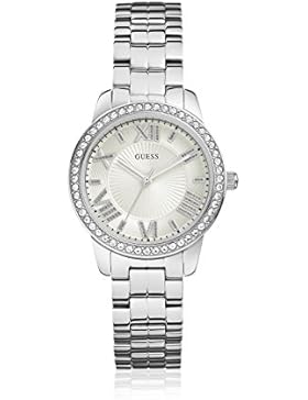 Guess Damen-Armbanduhr Analog Quarz Edelstahl W0444L1