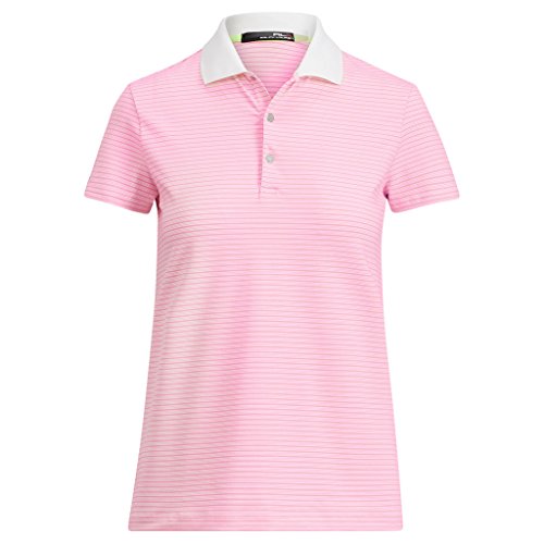 Preisvergleich Produktbild Ralph Lauren RLX Striped Airflow Polo Blaze Neon Pink M