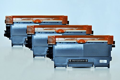TN2220 Printing Saver 3 Toners Laser compatibles para Brother HL-2130 HL-2132 HL-2135W HL-2240 2240D HL-2250DN HL-2270DW DCP-7055 DCP-7057 DCP-7060D DCP-7065DN MFC-7360N MFC-7860DW FAX-2840