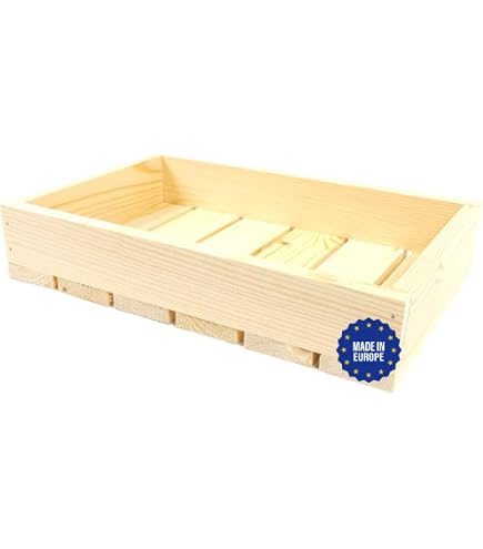 Caisses En Bois Avec étagères – 75x40x30 Cm, Finition Naturelle Ou Brûlée, Rangement Déco