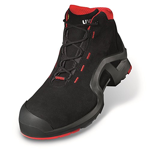 uvex1 Sicherheitsschnürstiefel 8517 S3 SRC 42 Schwarz/Rot - 2