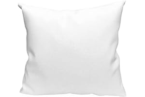 Soleil d'ocre, ALIX Housse de coussin Polyester Blanc 60x60 cm