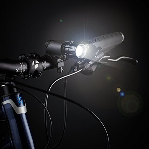 Biluso Fahrradlicht Set – LED Fahrradbeleuchtung für vorne und hinten – Wasserdichte Fahrradlampe USB-aufladbare Scheinwerfer – Geeignet für Mountainbikes , BMX und fahrrad – Batterien enthalten – Höchste Sicherheit auf der Straße - 3