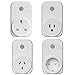 Produktbild Kimmyer Smart Plug Works - APP ist perfekt mit IOS und Android kompatibel - Kein Hub erforderlich, Fernsteuerung Ihrer Haushaltsgeräte von überall ETL-Zertifiziert,USSocket