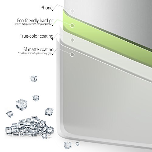 SLEO Funda para Samsung Galaxy A5 2017 PC Back Cover de Parachoques Duro Cubierta Protectora para Samsung Galaxy A5 2017 - Blanco