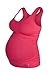 High Support Pregnancy Exercise Top, Deep Raspberry