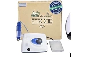 VALSAX Trapano Strong 210 Set 40K Con Fresa Dentale Artnails Originale Con Pedale