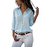 camisas de mujer largas ❤ Decai garantiza que cada top de gasa para mujer es 100% nuevo. Si tiene alguna pregunta sobre nuestra blusa formal con cuello en v o necesita devolverla, contáctenos y le responderemos dentro de las 24 horas.