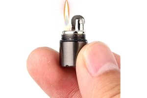 ‎GEO-VERSAND geo-versand Mini Schlüsselanhänger Nofall Feuerzeug Prepper Feuer Benzin winzig