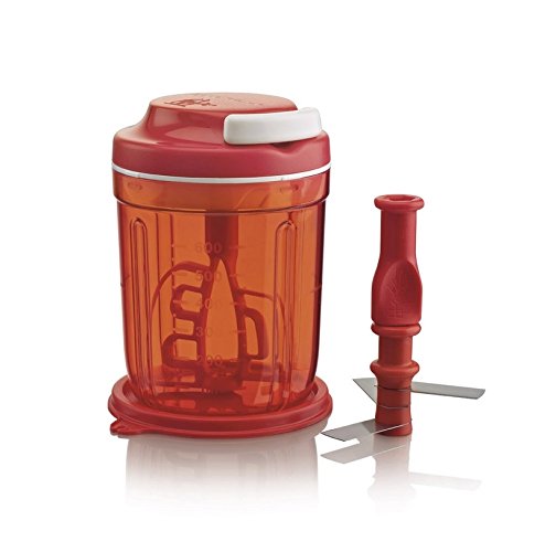 TUPPERWARE Chef Multi-Chef rot D169 zum Zerkleinern & Aufschlagen Speedy Girl 7413 - 2