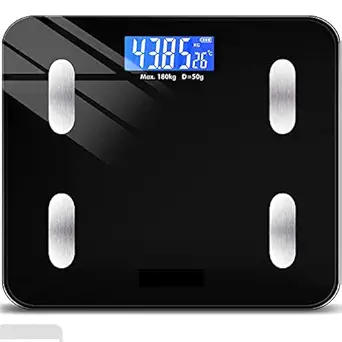 Smart Digital Weighing Scale with max 180 kg Capacity along Essential Features - BMI Body-Fat Muscle Metabolism Obesity-Degree Body-Water Body-Age Protein-Rate Bone-Muscle V-Fat