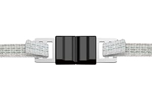 Kerbl Corral Lot de 5 connecteurs de Ruban adhésif en Acier Inoxydable 12,5 mm Mixte