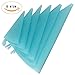 Produktbild 6 Größen Silikon-Gebäck-Beutel-Set, wiederverwendbare Vereisung Piping-Tasche Backen Cookie-Kuchen Dekoration Tasche-blau Farbe (8 Zoll, 10 Zoll, 12 Zoll, 14 Zoll, 16 Zoll, 18 Zoll)